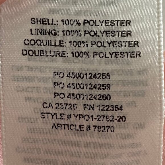 Aritzia Babaton Sleeveless V Neck Lined Polyester Tan Top Soft Pink Sz S - Picture 12 of 13